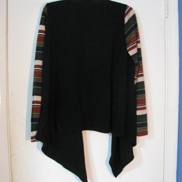 * Twenty Second 22nd Cardigan Small Black with Stripes Sweater - Picture 5 of 5